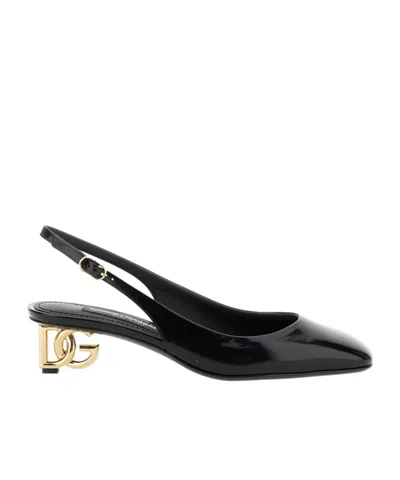 Dolce & Gabbana High-heeled Sandals In Black