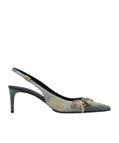 Dolce & Gabbana High-heeled Sandals In Black
