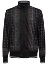 Dolce & Gabbana High Neck Sweatshirt With Baroque Print