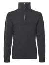 Dolce & Gabbana High-neck Zip-up Sweater In Gray