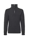 Dolce & Gabbana High-neck Zip-up Sweater In Gray
