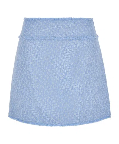 DOLCE & GABBANA DOLCE  GABBANA TWEED MINI SKIRT
