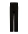 Dolce & Gabbana High-rise Drop-crotch Boyfriend Jeans In Black