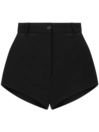 Dolce & Gabbana High-rise Shorts In Nero