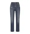 Dolce & Gabbana Boyfriend Jeans In Medium Blue Denim