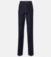 Dolce & Gabbana High-rise Straight Jeans In Blue