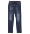 Dolce & Gabbana High-rise Straight-leg Jeans In Blu Scurissimo 4