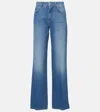 Dolce & Gabbana High-rise Wide-leg Jeans In Blue