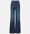 Dolce & Gabbana High-rise Wide-leg Jeans In Blue