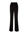 Dolce & Gabbana High-rise Cady Wide-leg Trousers In Black