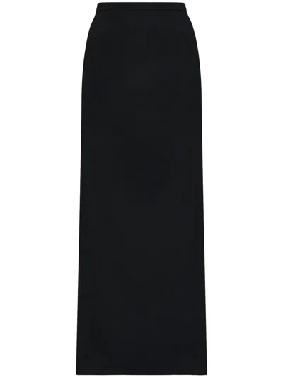 Dolce & Gabbana Black Slit Skirt