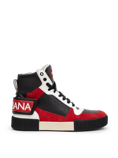 Dolce & Gabbana High-top Multicolor Sneakers