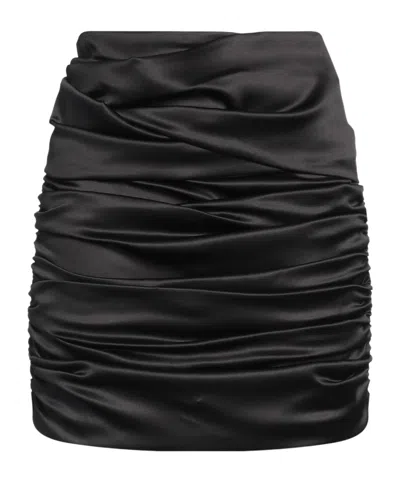 Dolce & Gabbana High Waist Bodycon Skirt In Black
