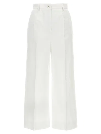 DOLCE & GABBANA DOLCE & GABBANA HIGH WAIST COTTON PANTS
