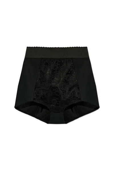 DOLCE & GABBANA HIGH WAIST JACQUARD SHORTS