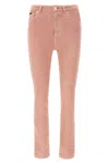 Dolce & Gabbana Artisanal Stretch Denim High-waist Jeans In Pink