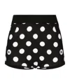 Dolce & Gabbana High Waist Shorts In Black