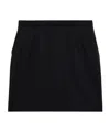 Dolce & Gabbana High-waist Virgin Wool Mini Skirt In Black