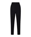 Dolce & Gabbana Women Stretch Wool And Silk Trousers In Black