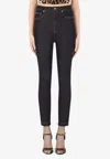 DOLCE & GABBANA HIGH-WAIST STRETCH GRACE JEANS,FTBXHD G902P S9001