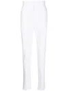 Dolce & Gabbana High-waist Tailored Trousers In Weiss