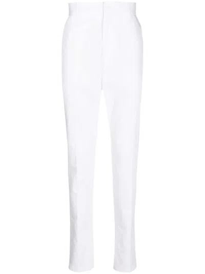 Dolce & Gabbana High-waist Tailored Trousers In White