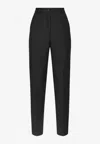 Dolce & Gabbana High-rise Wool And Silk-blend Tuxedo Pants In Black