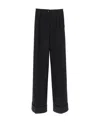 Dolce & Gabbana High-waist Wide-leg Trousers In Black