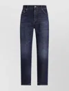 Dolce & Gabbana High-waisted 5-pocket Jeans Faded Effect In Blue