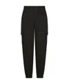 Dolce & Gabbana Cargo Pants With High Waist And Multiple Pockets In Black
