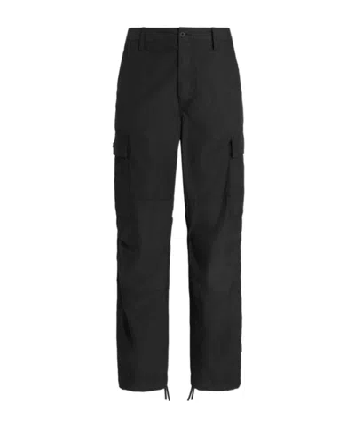 Dolce & Gabbana High-waisted Cargo Trousers In Black