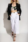 Dolce & Gabbana High-waisted Culottes In White