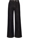 Dolce & Gabbana Cotton Denim Palazzo Jeans In Blue