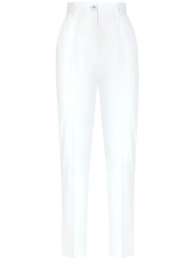 Dolce & Gabbana Pants Woman Pants White Size 10 Cotton