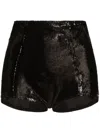 Dolce & Gabbana Woman Shorts & Bermuda Shorts Black Size 12 Polyester, Polyamide, Elastane In Black