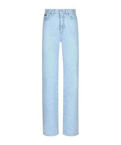 DOLCE & GABBANA HIGH-WAISTED SLIM-LEGGED JEANS
