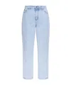 Dolce & Gabbana High-waisted Slim-legged Jeans In Blue