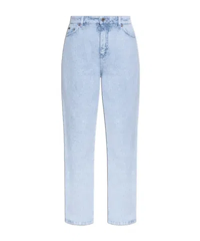 DOLCE & GABBANA DOLCE  GABBANA LOGO PLAQUE BOYFRIEND JEANS