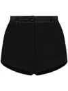 Dolce & Gabbana Klassische Shorts Mit Hohem Bund In Schwarz