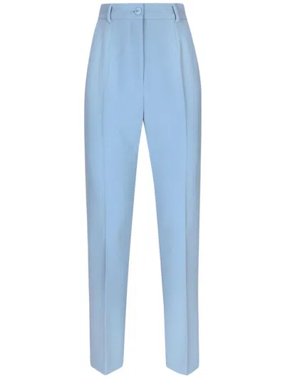 DOLCE & GABBANA HIGH-WAISTED TAILORED TROUSERS