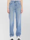 Dolce & Gabbana High-waisted Wide-leg Denim Trousers Pleats