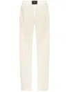 Dolce & Gabbana High-waisted Wool Trousers In White
