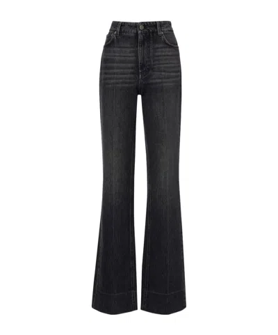 Dolce & Gabbana High-rise Flared Jeans In Black