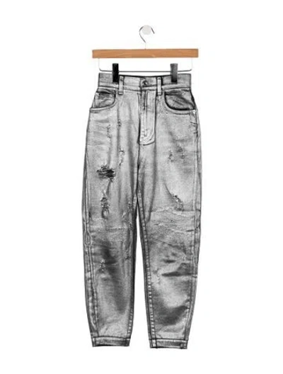 Pre-owned Dolce & Gabbana High-rise Straight Leg Jeans In Multi