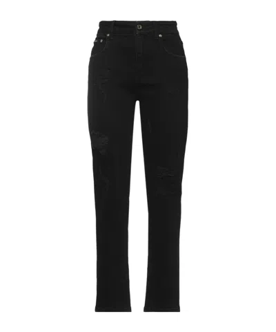 Dolce & Gabbana High-waisted Jeans In Black