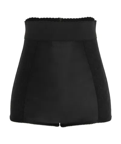 Dolce & Gabbana Dolce  Gabbana High-waisted Lace Briefs In Black