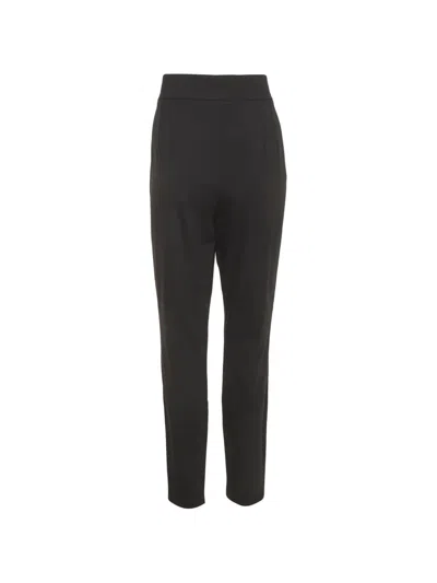 Pre-owned Dolce & Gabbana High-waisted Skinny Trousers In Black