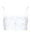 Dolce & Gabbana Cotton Top With Cut-out Detailing In White