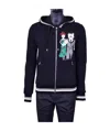 Dolce & Gabbana Hooded Casual Jacket In Black