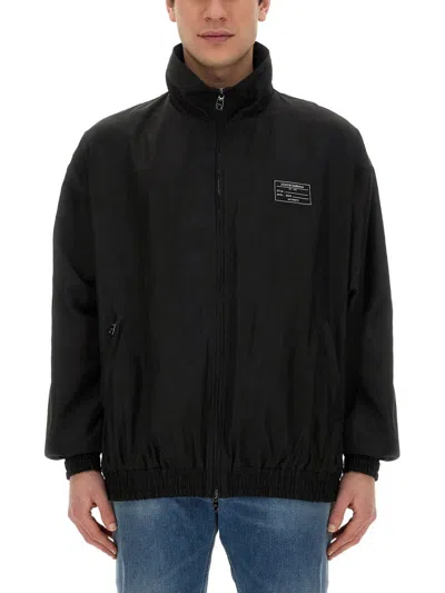 Dolce & Gabbana Hooded Jacket In Black